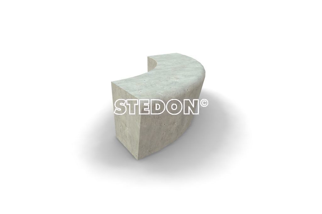ronde parkrand, rond element, Radius element beton, Zit element, zit elementen, zitelement, zitelementen, beton, betonnen zit element, zitblok, zitblok radius beton