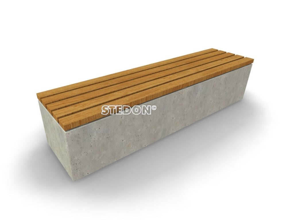 Basis element beton, beton met houten zitting, beton element met houten zitting, zitting hout, Zit element, zit elementen, zitelement, zitelementen, beton, betonnen zit element, zitblok, zitblok rechthoek