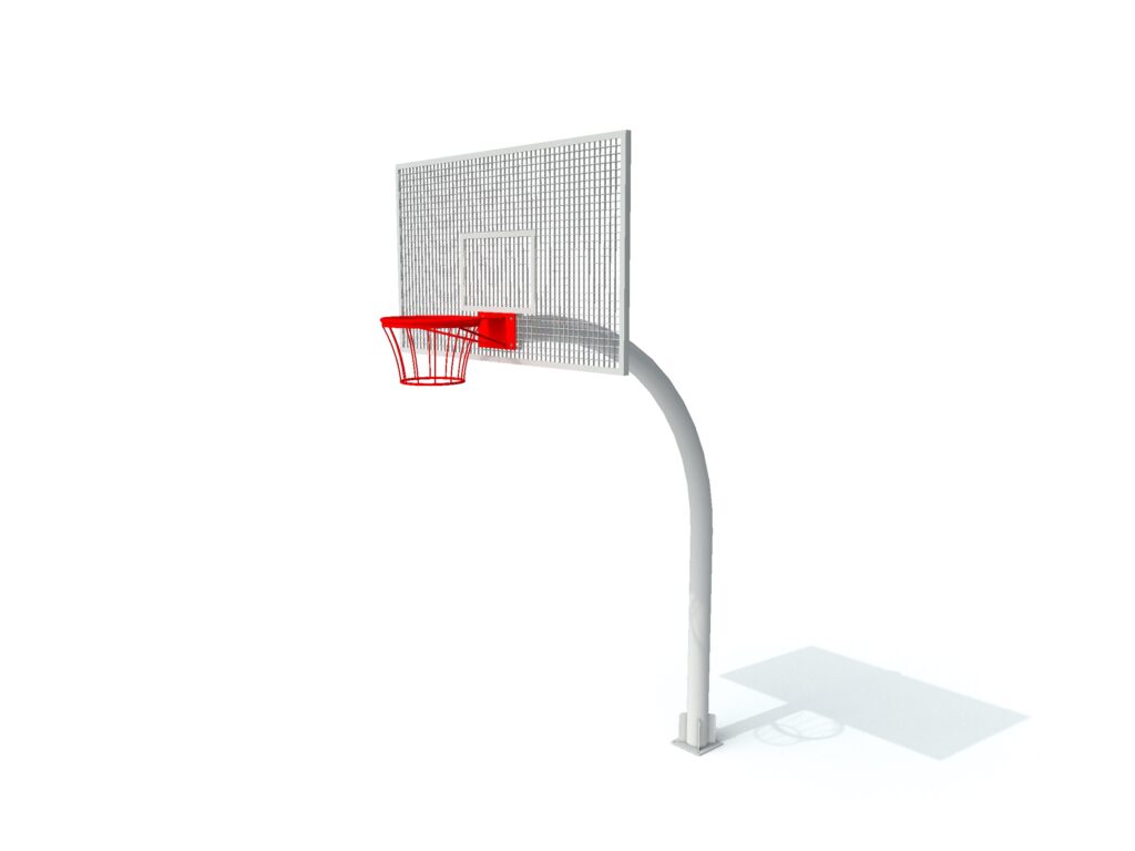 Basketbalpaal, basketballen, basketbalpaal, basketbalpaal rond