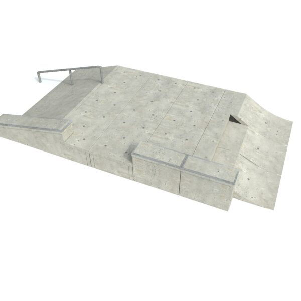 Curb, Curb Cut, skate elementen, skate toestellen, skate producten, skate, skatepark inrichting, skatepark