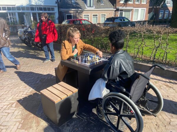 schaaktafel, schaaktafels, betonnen schaaktafel, Urban Chess, buiten schaken